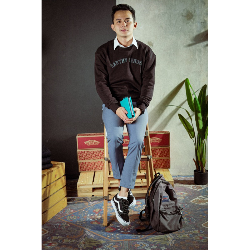 BUNDLING VELCRO CLASSIC BW X CREWNECK EARTHY GENOVA