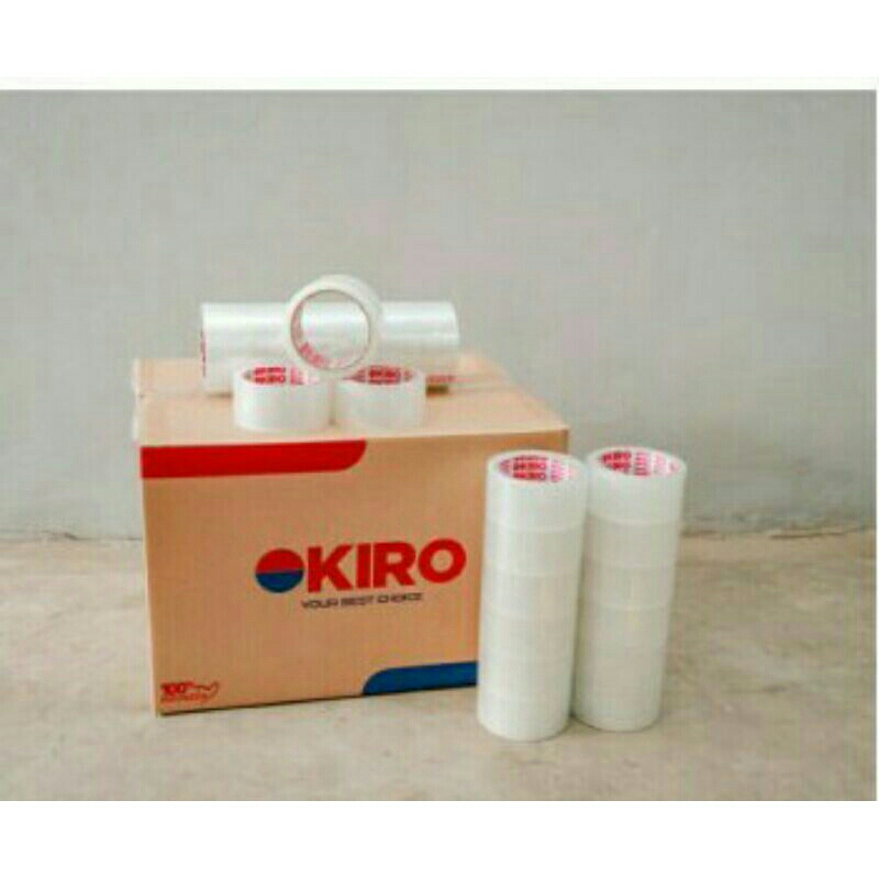 

1 Dus lakban putih / bening 90 yard
