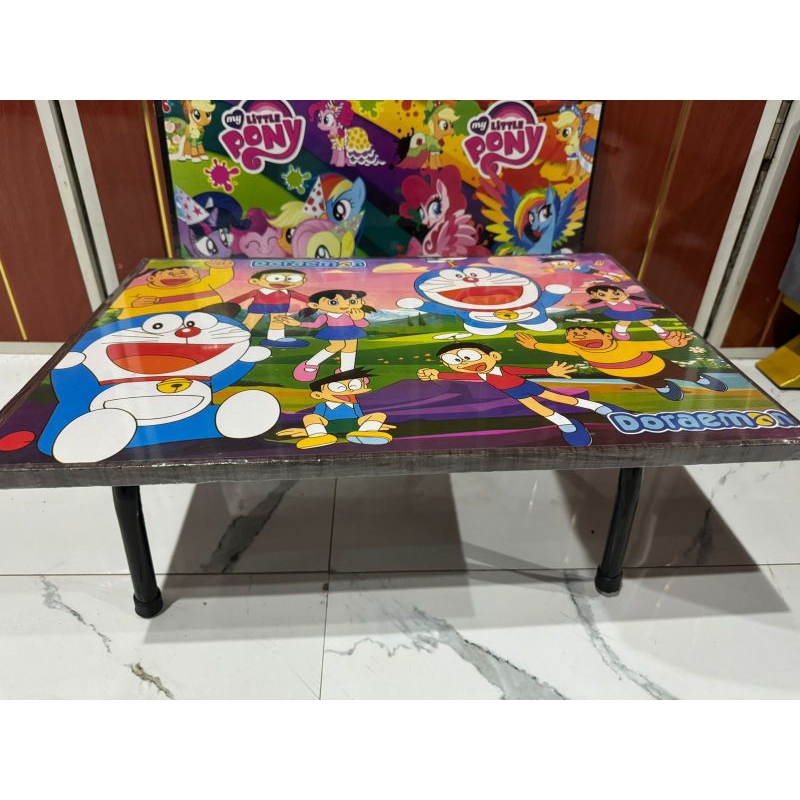 Meja Lipat Besi / Meja Lipat Karakter / Meja Belajar