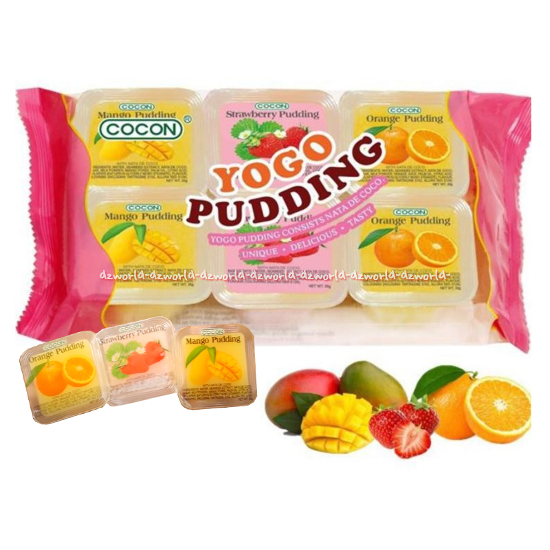 

Cocon 210gr Yogo Pudding Aneka Rasa Buah Yogurt Dengan Nata De Coco Puding
