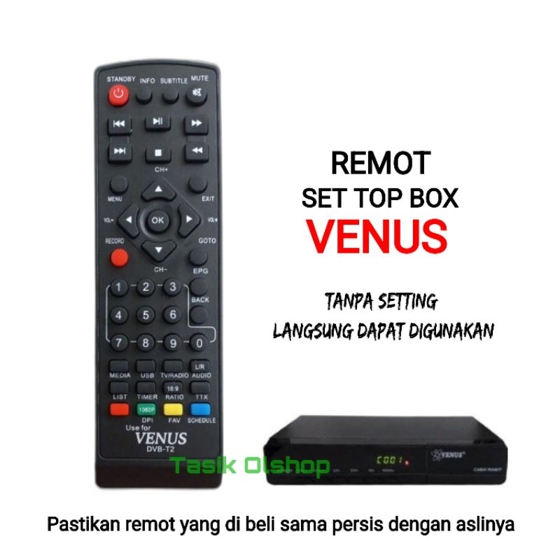REMOTE REMOTE STB VENUS