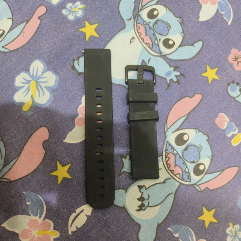 Preloved Strap Smartwatch 20mm Hitam Matte Bekas Second