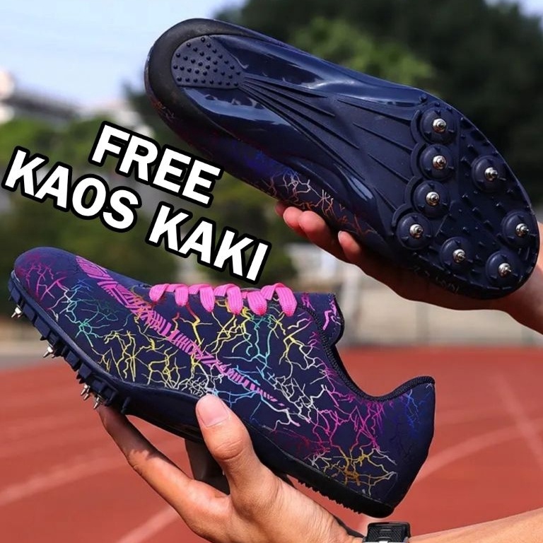 Limited Product sepatu lintasan spike atletik sprint dan lompat gawang import