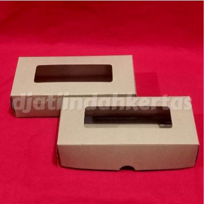 

Kardus brownies coklat window ukuran [ S ] per pcs (ECER)