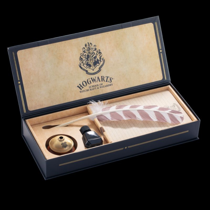 

Harry Potter Hogwarts Writing Quill Set Official by Noble Collection