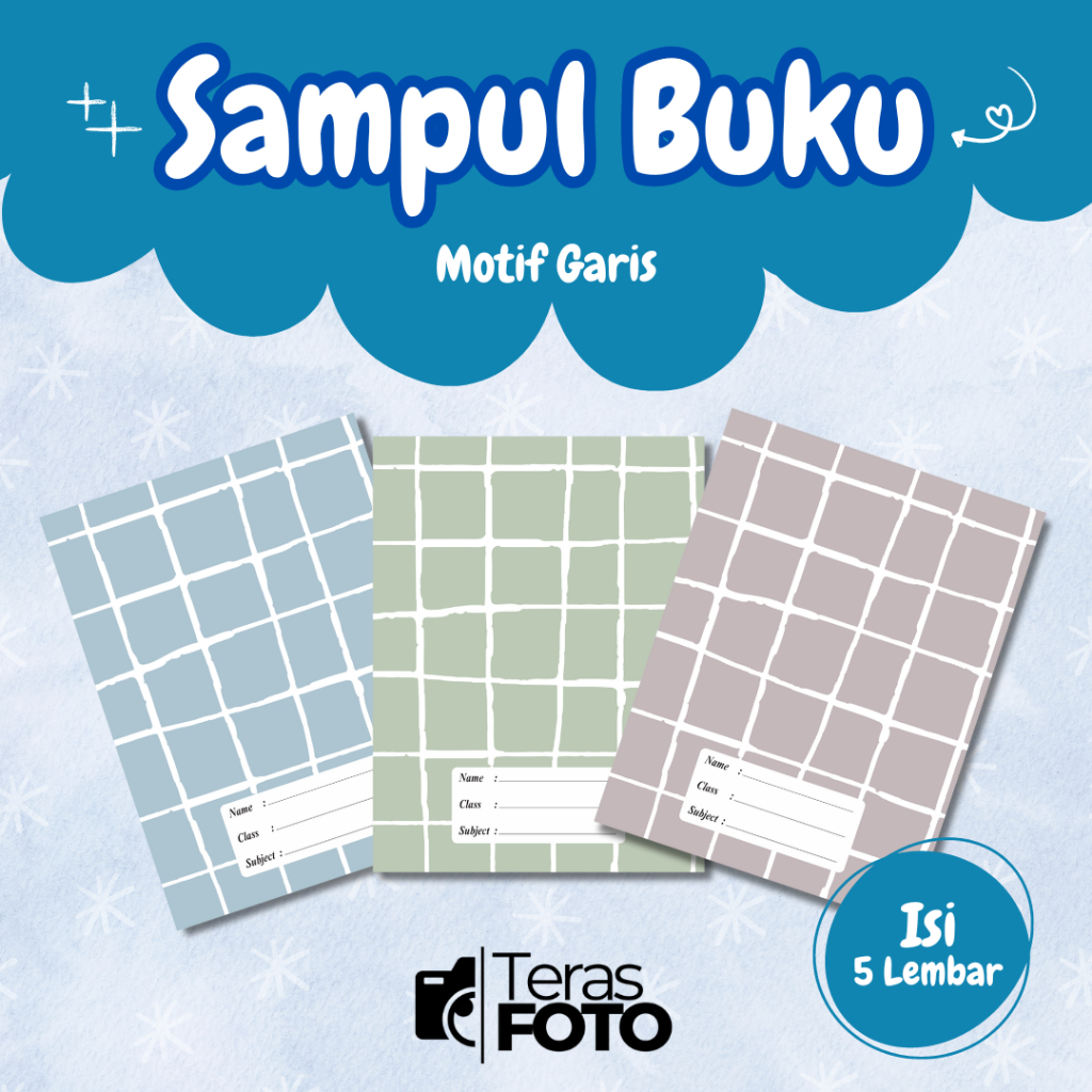 

(Isi 5 Lembar) SAMPUL BUKU MOTIF ESTETIK GARIS / SAMPUL BUKU TULIS SIDU CAMPUS BIGBOSS / SAMPUL BUKU BOOK COVER A5/B5 / SAMPUL BUKU AESTHETIC