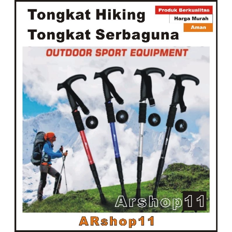 Tongkat Lipat , Tongkat Hiking , Tongkat Camping & Naik Gunung