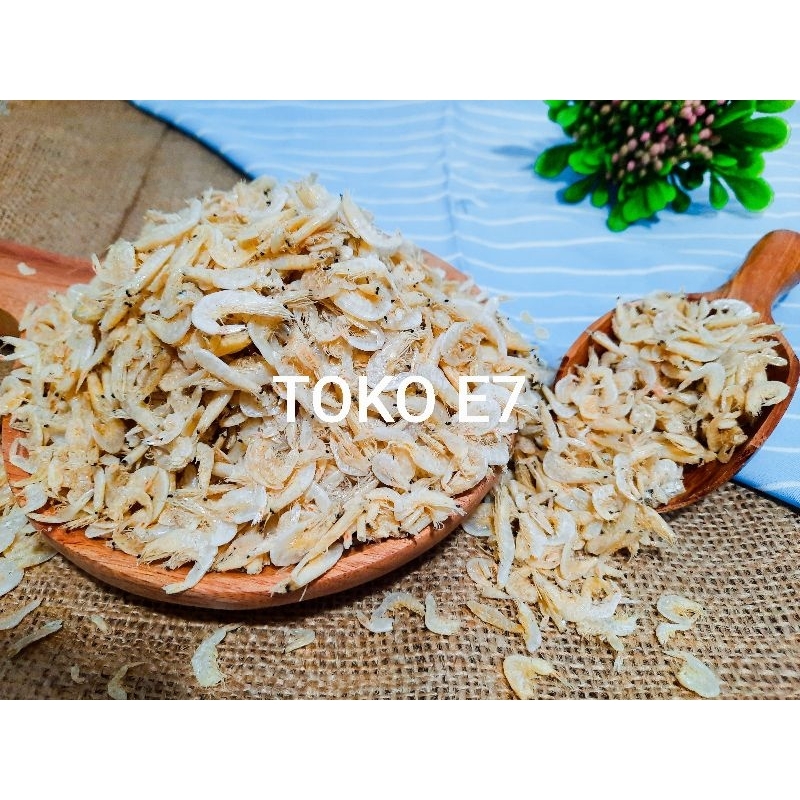

UDANG REBON / BUE HE KERING TAWAR KUALITAS SUPER KHAS PONTIANAK 500 GRAM