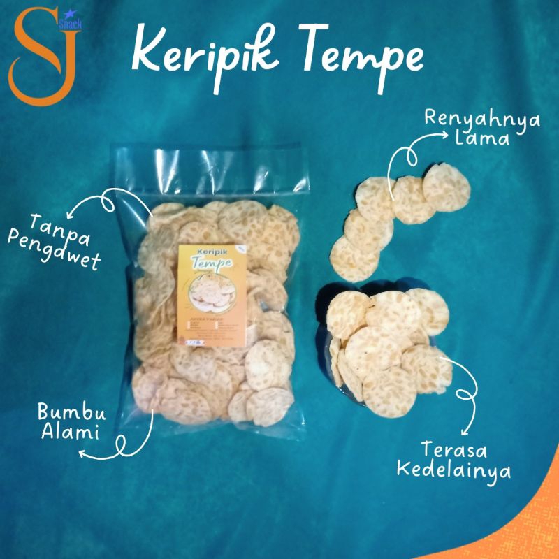 

Camilan Cemilan Jajanan Snack Keripik Kripik Tempe Tempeh Sagu Crispy Krispi Gurih Renyah Original Murah Tanpa Pengawet