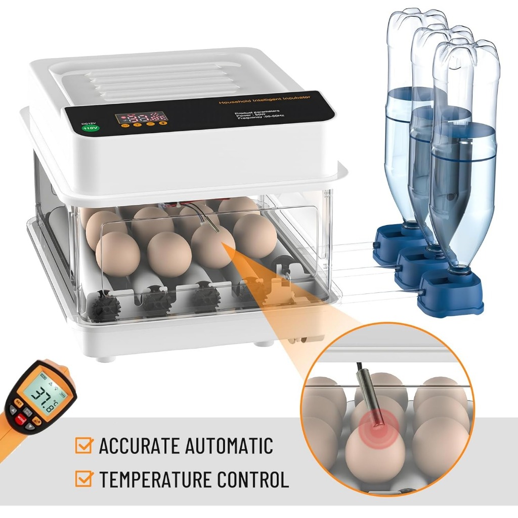 Full Otomatis Rak Mesin Tetas Telur Penetas Tetas Telur Smart Incubator Digital Rak Spinner Telur
