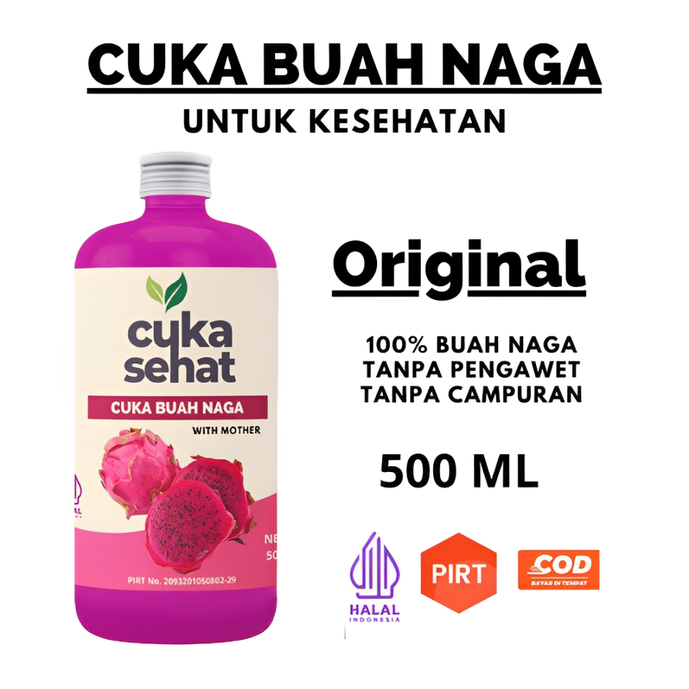 

CUKA BUAH NAGA WITH MOTHER DRAGON FRUIT VINEGAR ORGANIK ORIGINAL