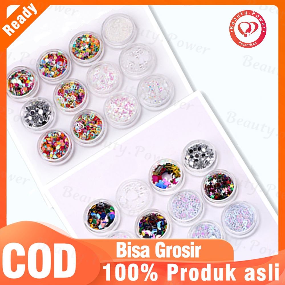 Glitter Makeup Wajah Kuku Blink Blink Star Cosplay Make Up Art Untuk Nail Art