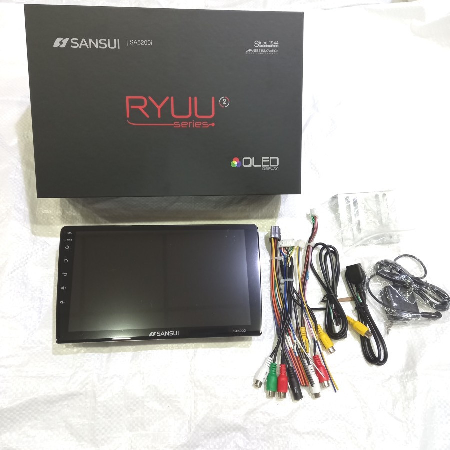 Headunit Android 9 Inch Sansui SA5200i Ryuu Series Ram 4/64GB