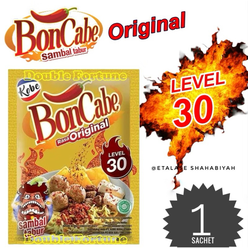 

Bon cabe level 30. 1 sachet@ 4,5 gr Pedas Pedes