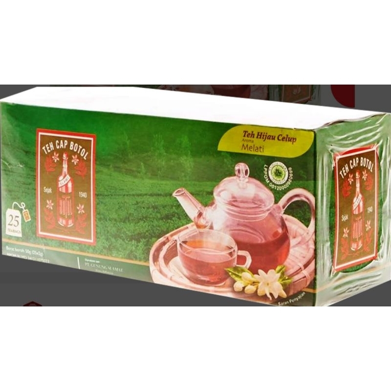 

Teh Cap Botol Teh Hijau Celup isi 25 pcs