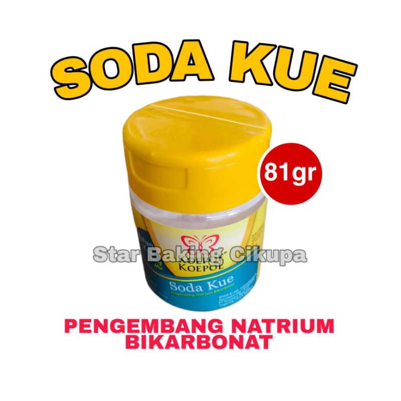 

SODA KUE KOEPOE KOEPOE 81GR Baking Soda Koepoe Kupu Kupu