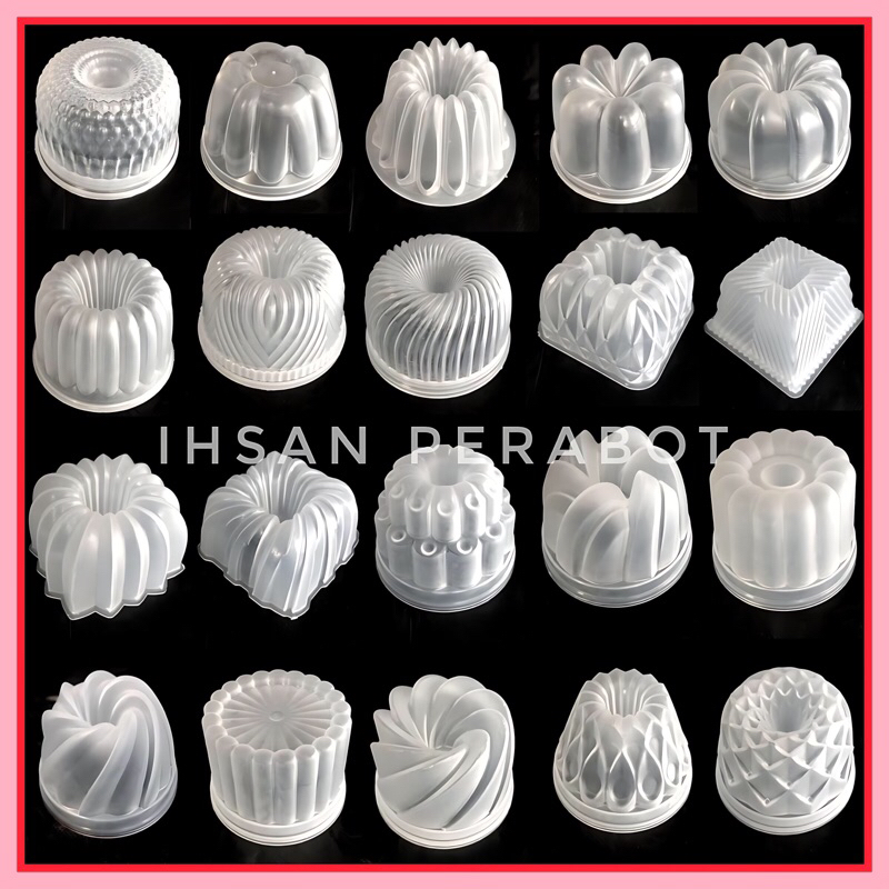 1pcs Cetakan Puding mini Bavaya / Twist / Bubble / Classic / Varda / Lextra