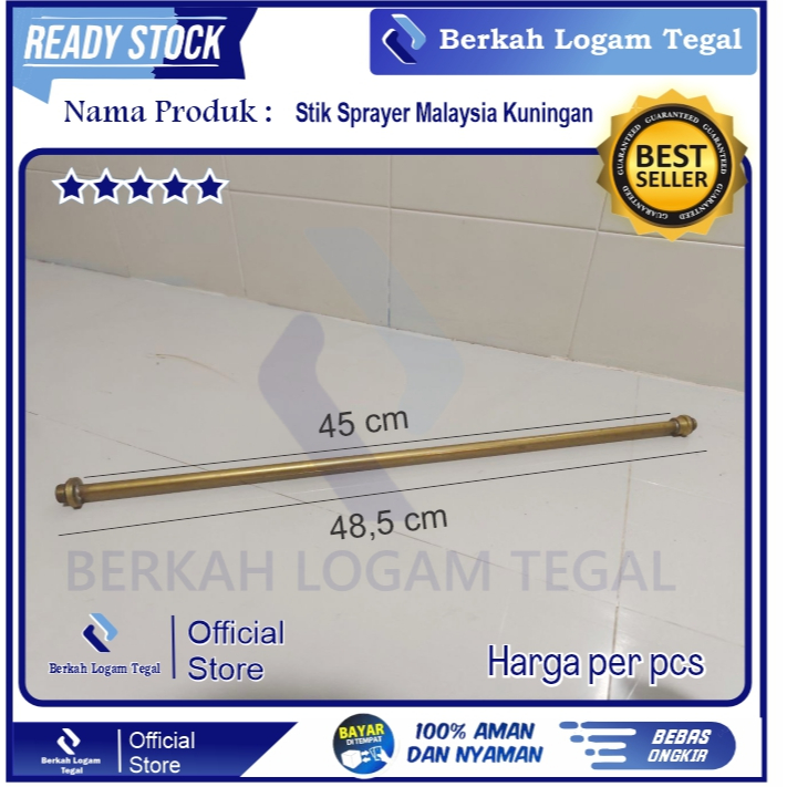 Sparepart Stick Semprotan Sprayer PB 16 Malaysia Full Kuningan