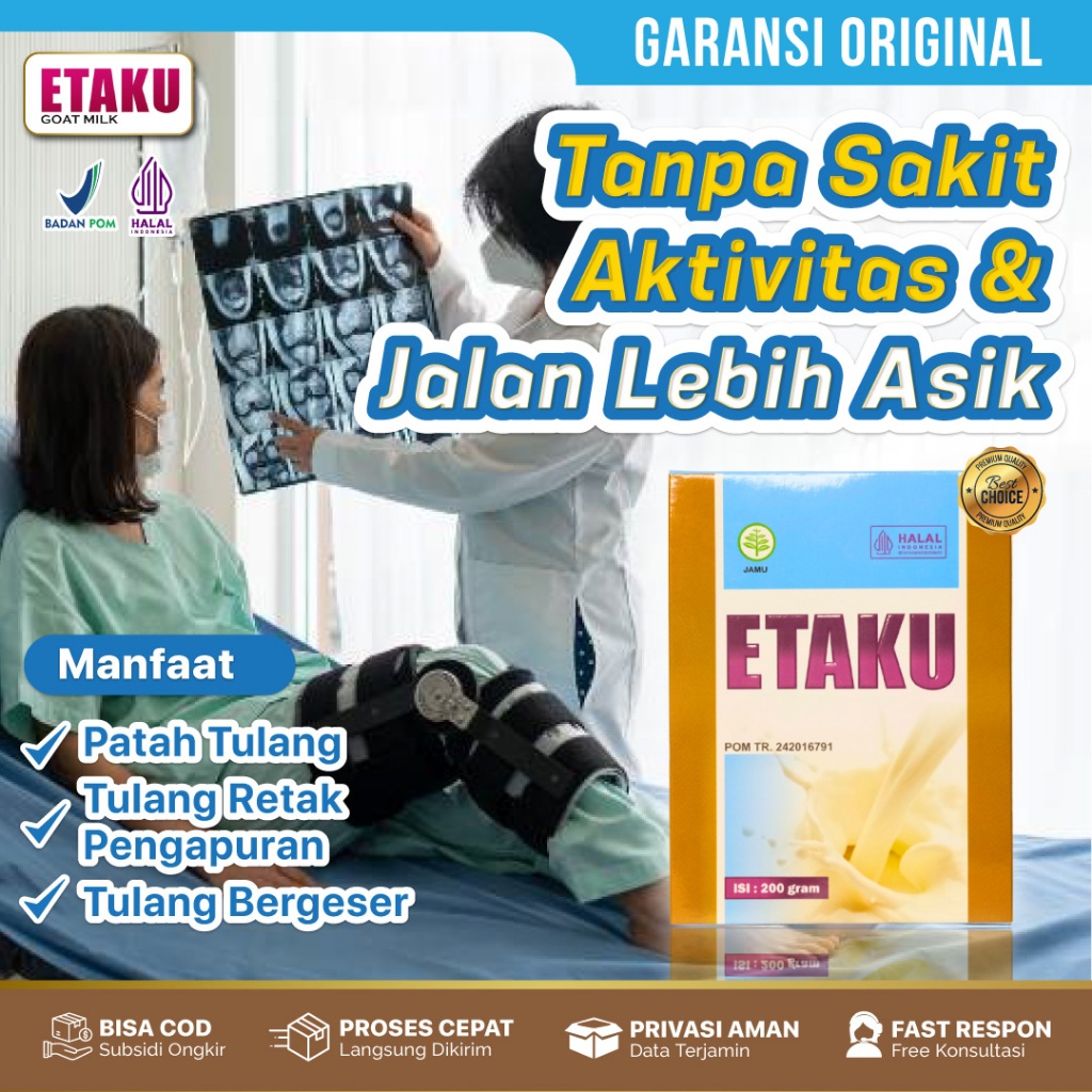

susu Kambing etawa untuk Pemulihan Patah Tulang Retak Etaku