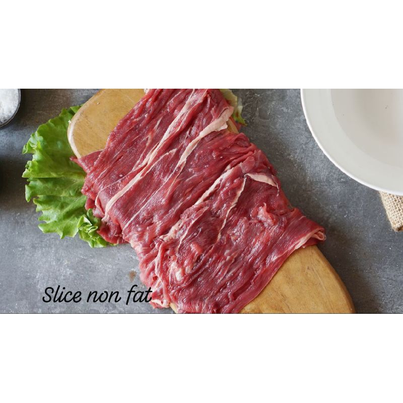 

Daging Slice Non Fat - Wahyu Beef