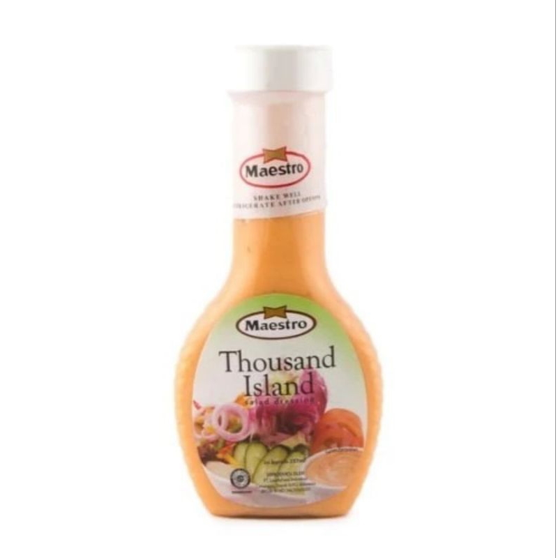 

Mahbubah - Maestro 237 g Thousand Island Salad Dressing Botol