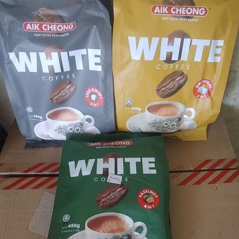 

Aik cheong white coffe semua variant 1dus