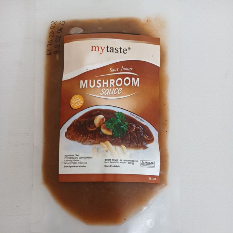 

mushroom sauce my taste 100gr