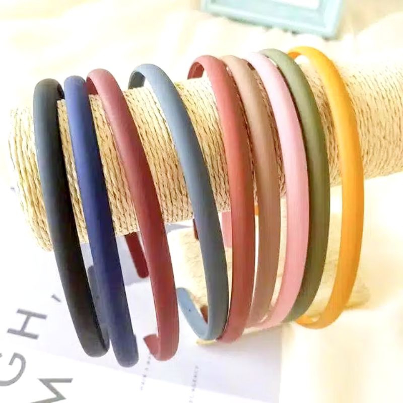 Bando Korea Polos | Bando Wanita Dewasa | Headband Korea