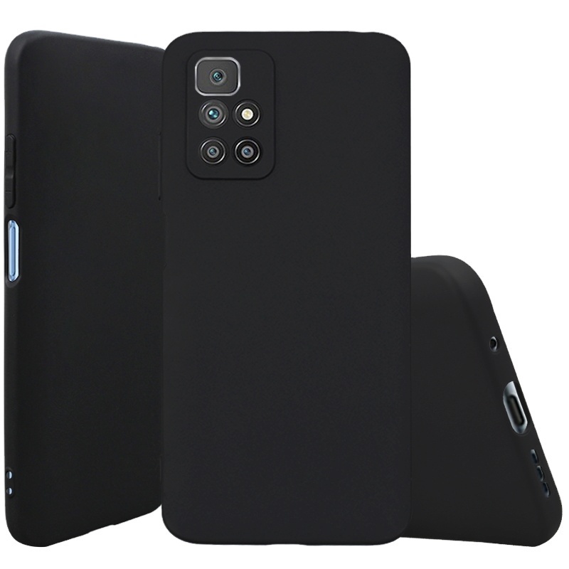 Case Xiaomi Redmi 10 - Redmi 10 2022 Case Softcase BLACK MATTE CAMERA PROTECTION Case Casing Hp Redm