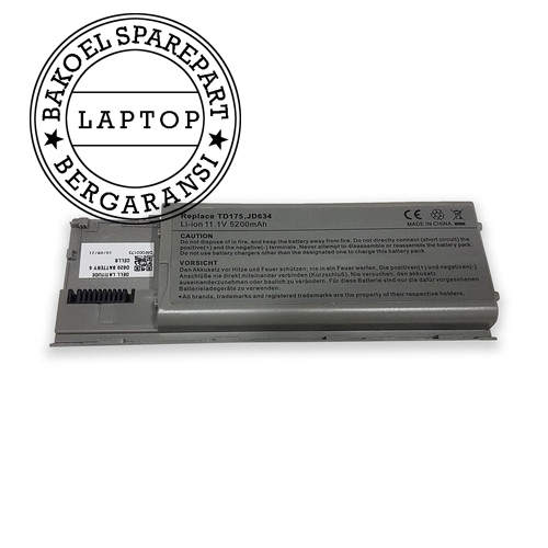 Baterai Dell Latitude D620 D630 D630C D630N D631 D631N (6 CELL)
