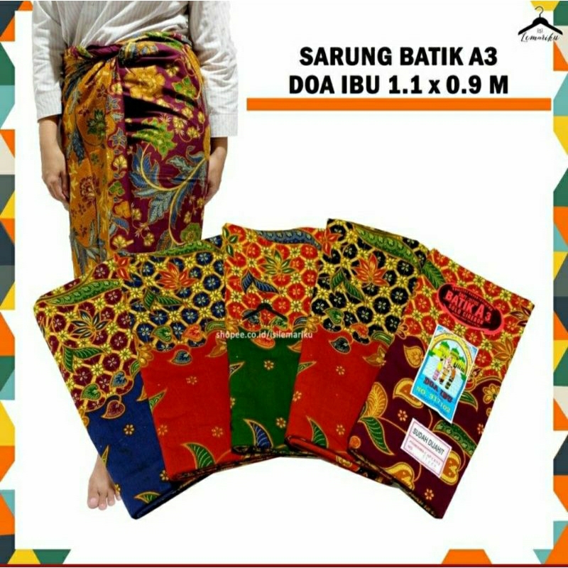 sarung wanita doa ibu palembang
