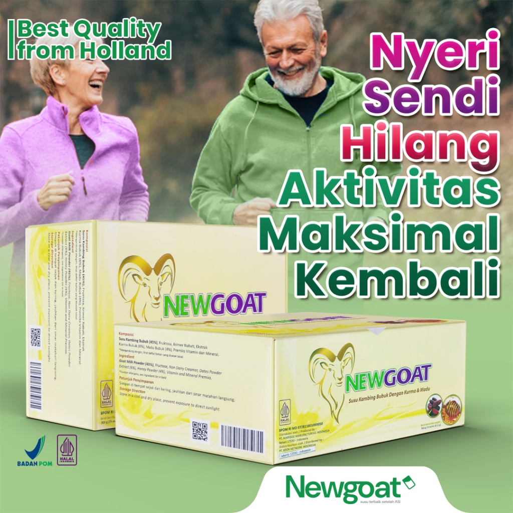 

NEWGOAT Susu Kambing Kurma Madu Original - Atasi Nyeri Sendi