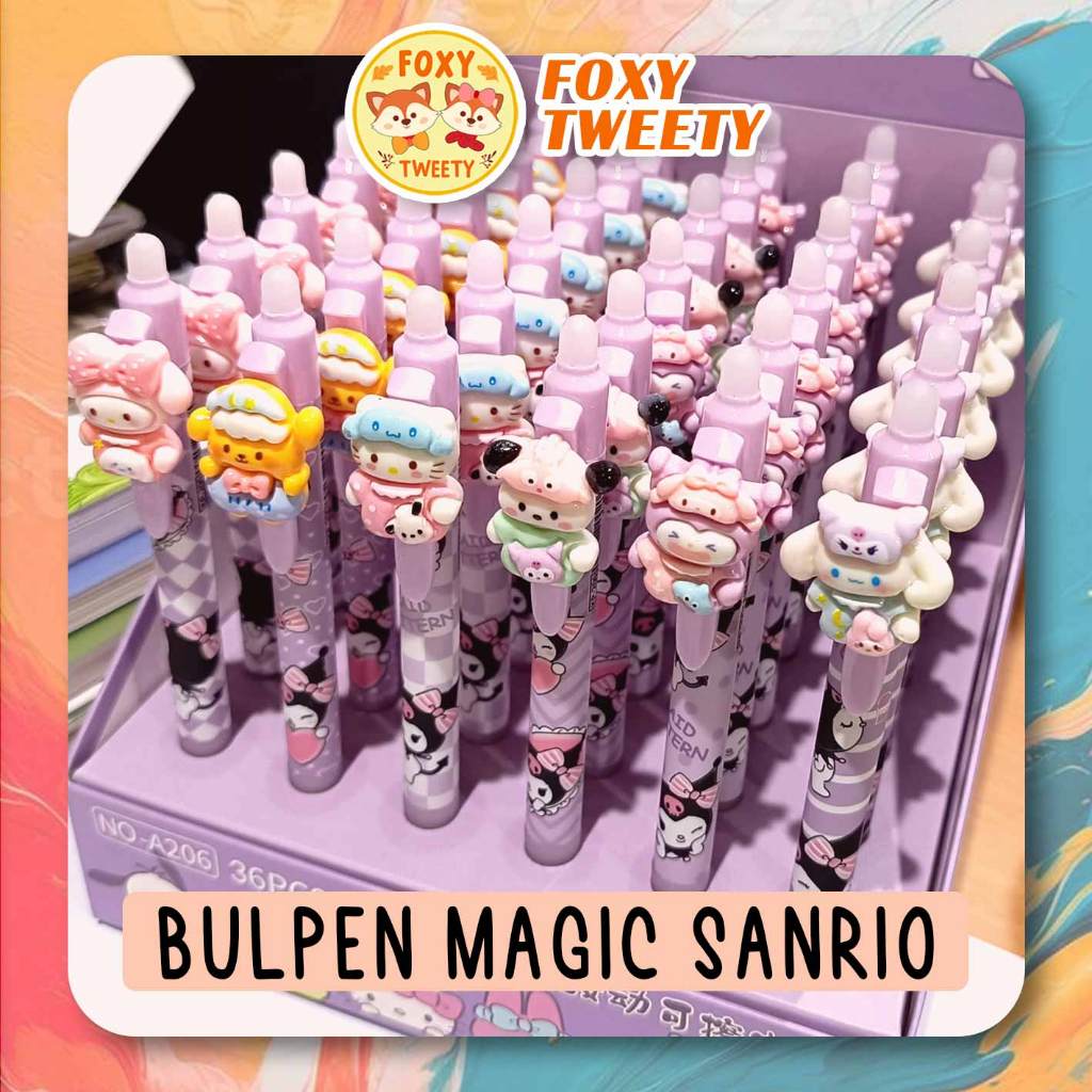 

Gelpen Ajaib Bisa Di Hapus Dengan Motif Karakter Sanrio Lucu - No A206