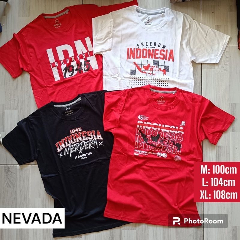 kaos anak merah putih viral kaos kemerdekaan anak murah Nevada viral