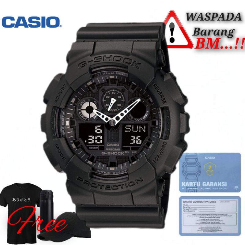CASIO G-SHOCK GA-100-1A1DR / GSHOCK Ga-100-1a1 original / ga-100
