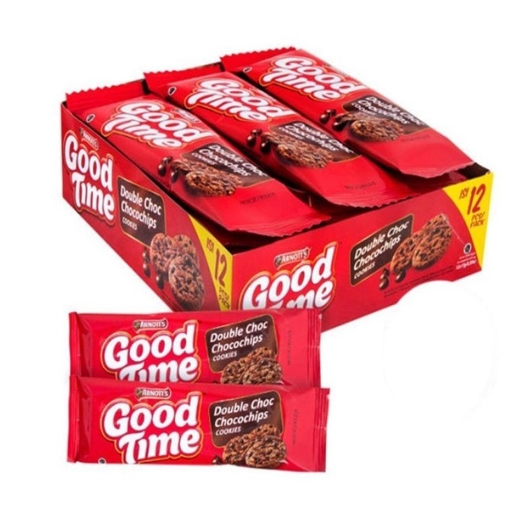 

2Xbtygneal Sakha Snack ) Good Time 1000 An Double Choc 1 Box Isi 12 Pcs
