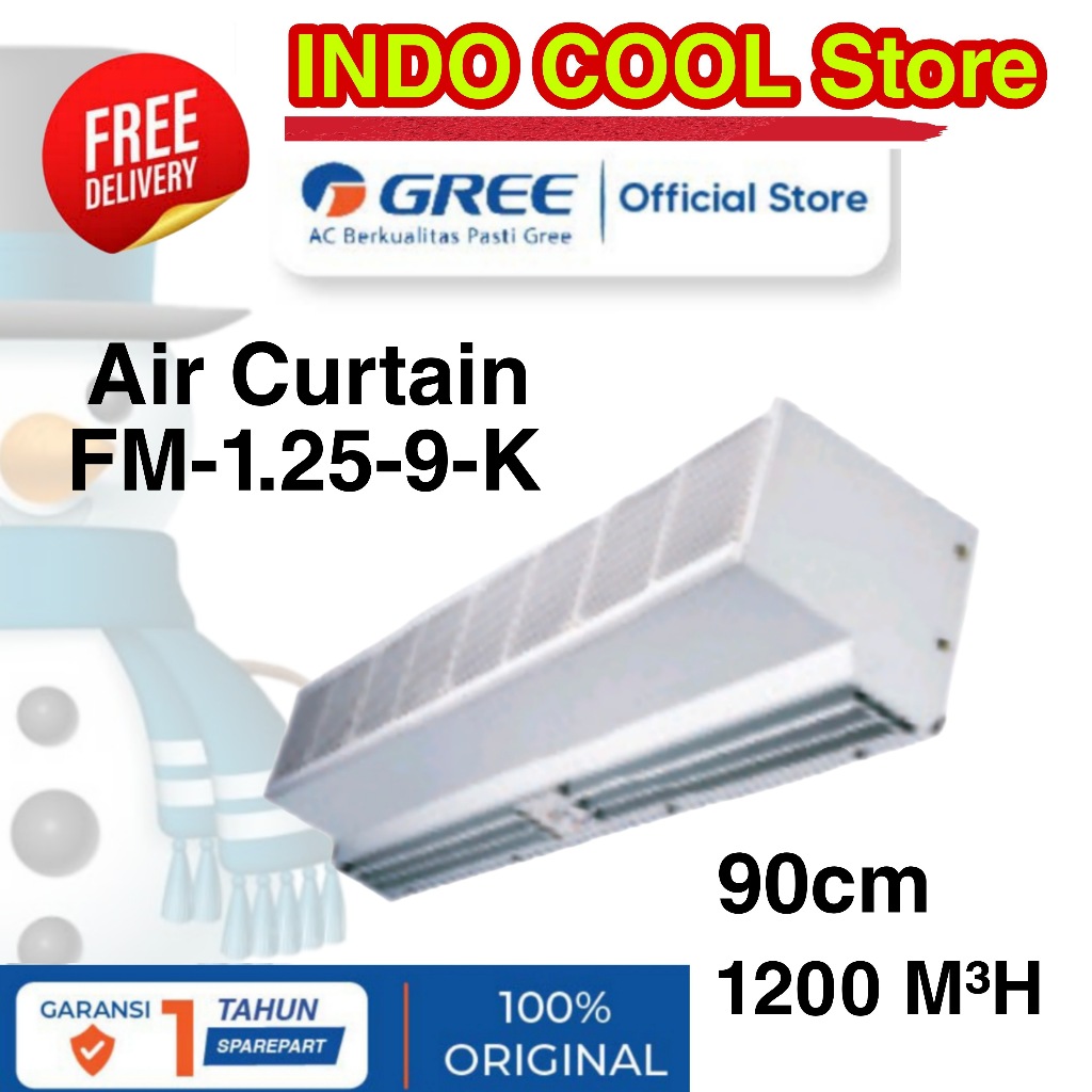 Air Curtain Gree Ukuran 90 cm