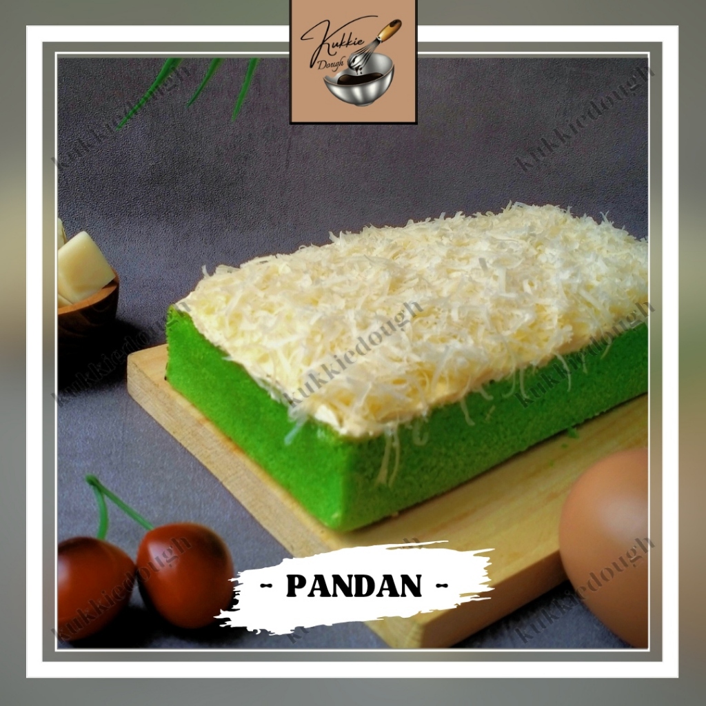 

Sponge Cake Bolu Jadul Klasik Pandan kukkiedough