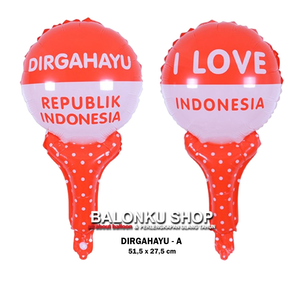 Grosir Balon Merah Putih Tongkat / Grosir Balon Tongkat / Grosir Balon