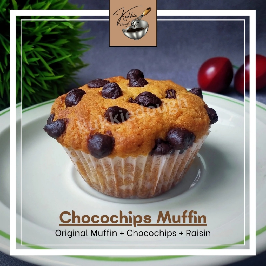 

Chocochips Muffin Kue Muffin Chocochips kukkiedough