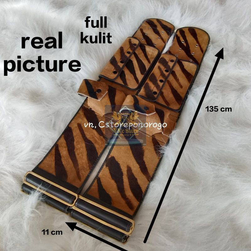 SABUK BOPO MOTIF MACAN PANJANG 135CM / sabuk kulit /sabuk otok / sabuk jawara / sabuk / sabuk murah 