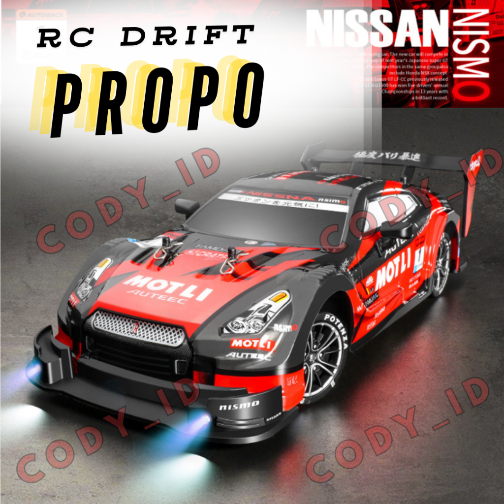 Mainan RC Drift 4WD Propo / Mobil Remot Drift 4WD / Mainan Mobil Balap Kulitas bagus