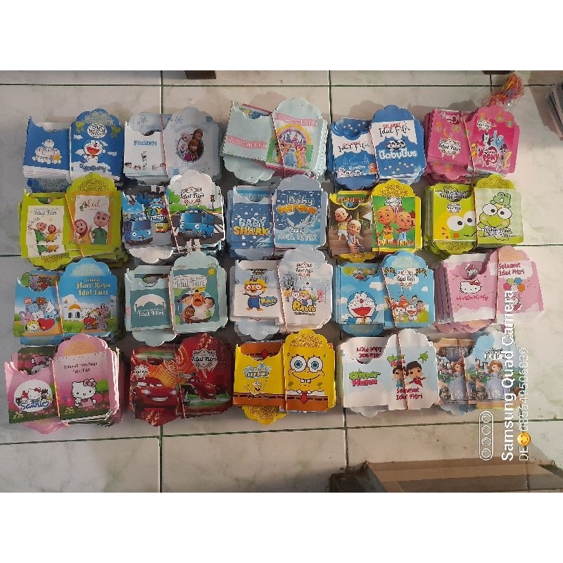 

500 lembar amplop Idul Fitri ukuran sedang free plastik
