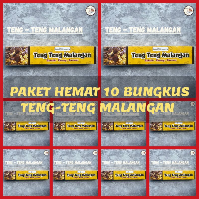 

[PAKET HEMAT] 10 BUNGKUS CAMILAN COKELAT KACANG WIJEN TENG TENG MALANGAN SNACK ENAK MURAH OLEH-OLEH KHAS BATU MALANG