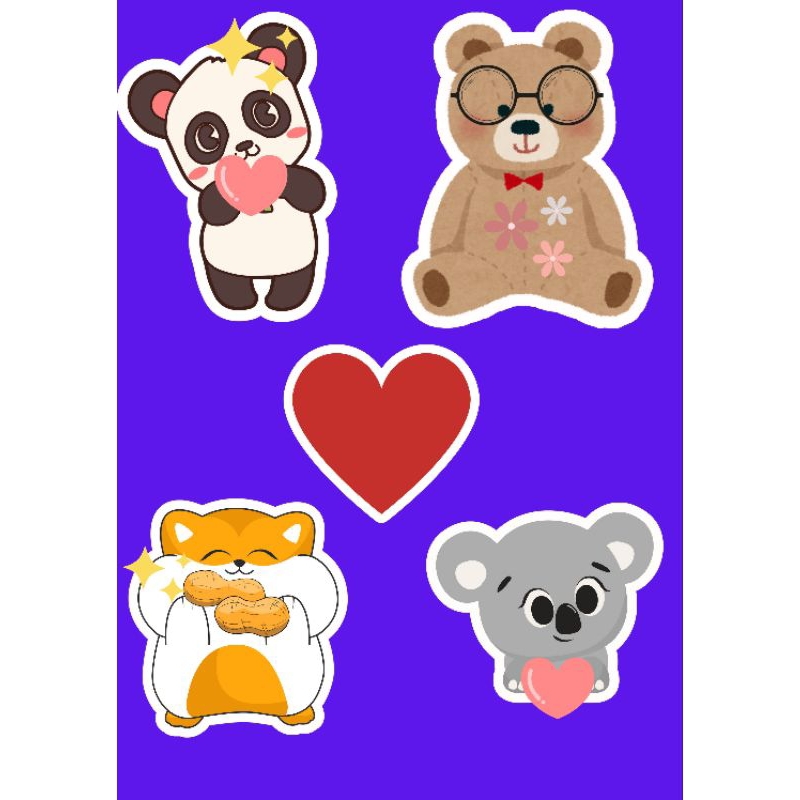 

stiker imut aesthetic lucu