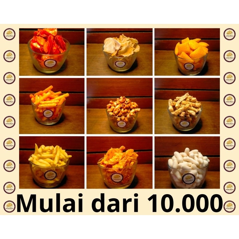 

SNACK MAKANAN RINGAN MULAI DARI 10.000an