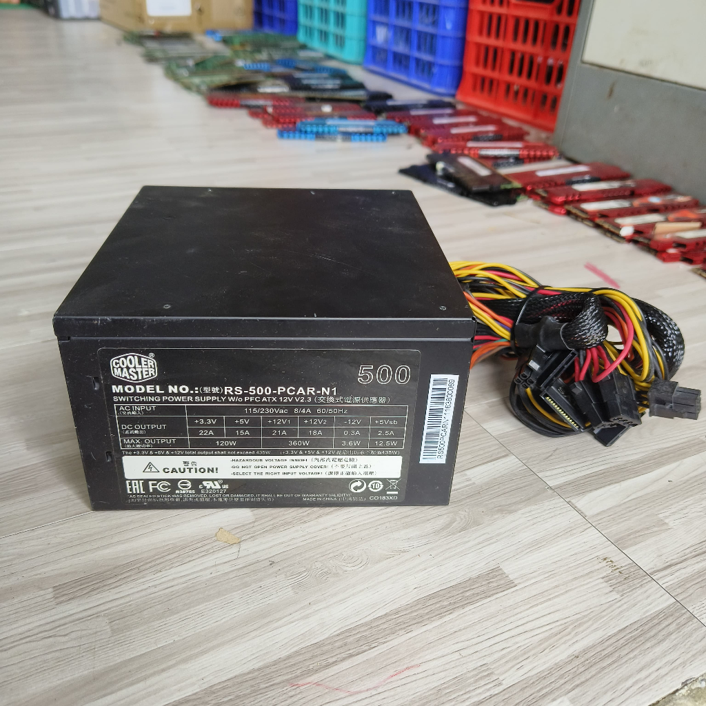 PSU GAMING COOLER MASTER 500W PURE