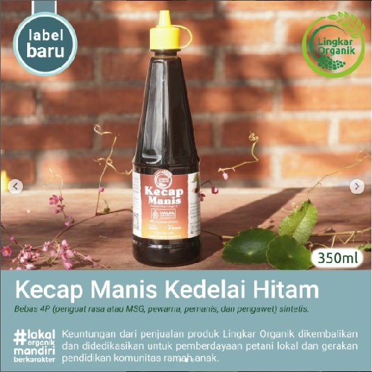

Lingkar Organik Kecap Manis 350ml dari Kedelai Organik