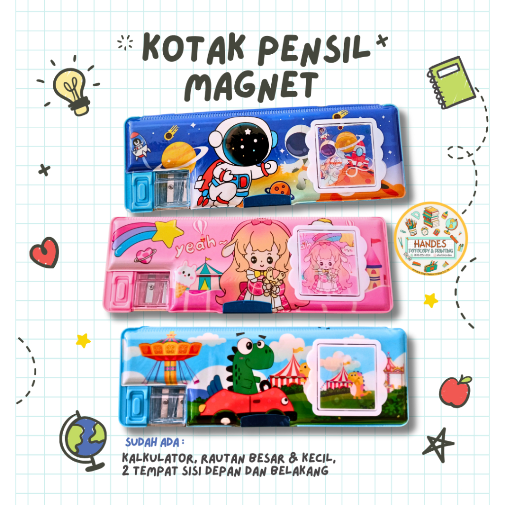 

Kotak Pensil Magnet Kalkulator
