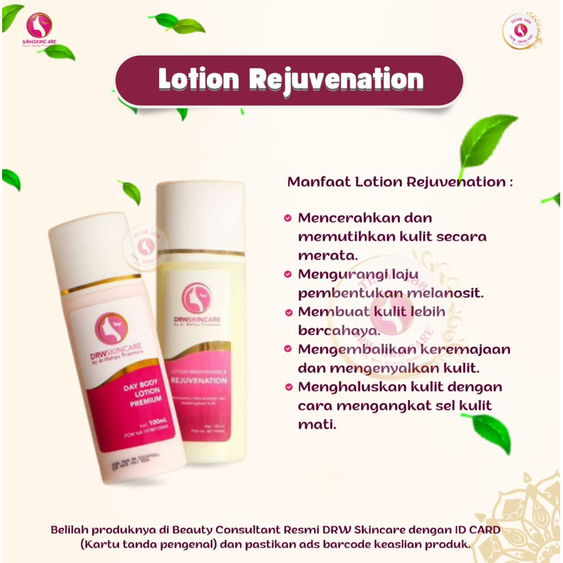 LOTION REJUVENATION BY DRW SKINCARE